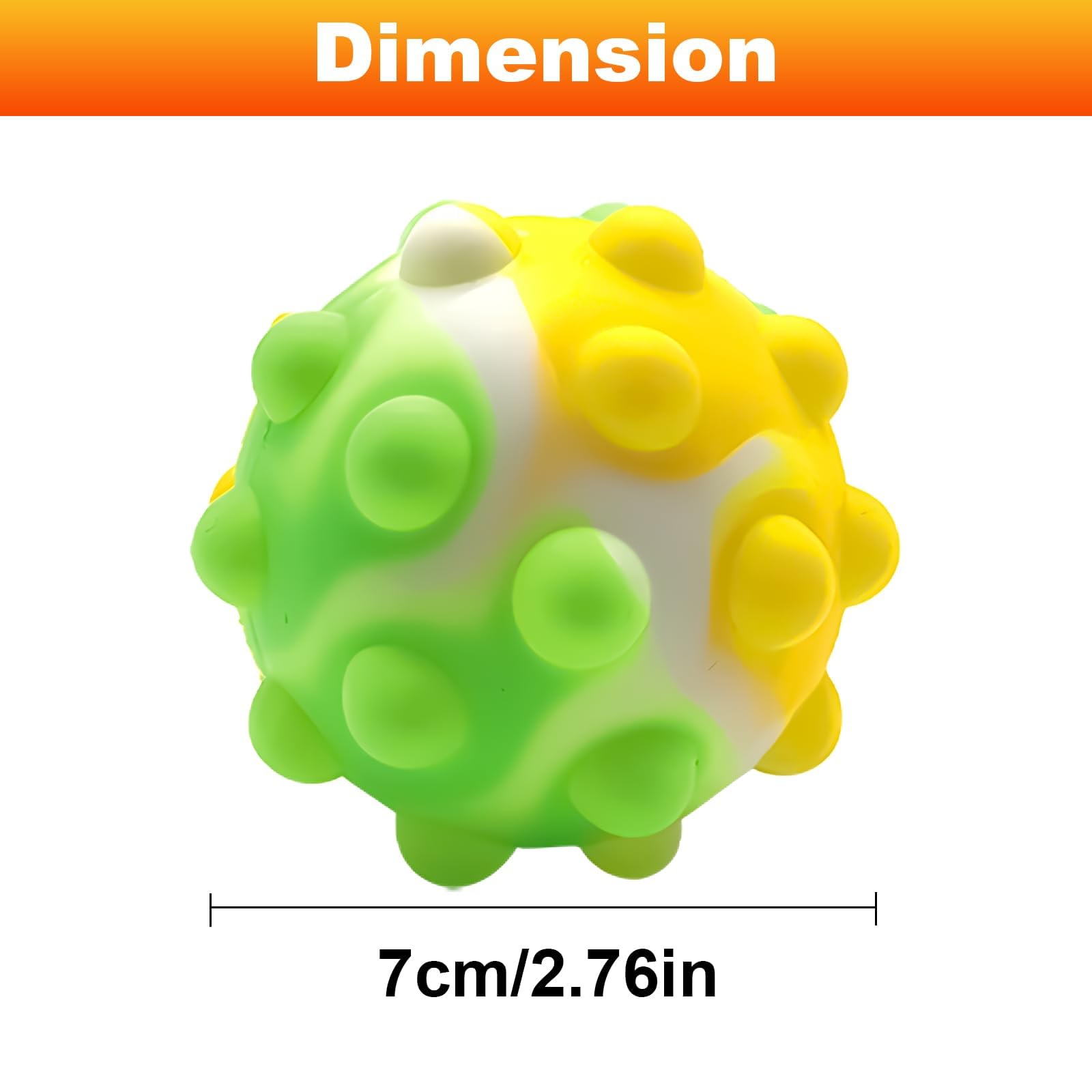 Gytera 12 Stück Stressballs, Anti Stress Spielzeug Bälle für Kinder und Erwachsene, Fidget Toys für Stressbälle
