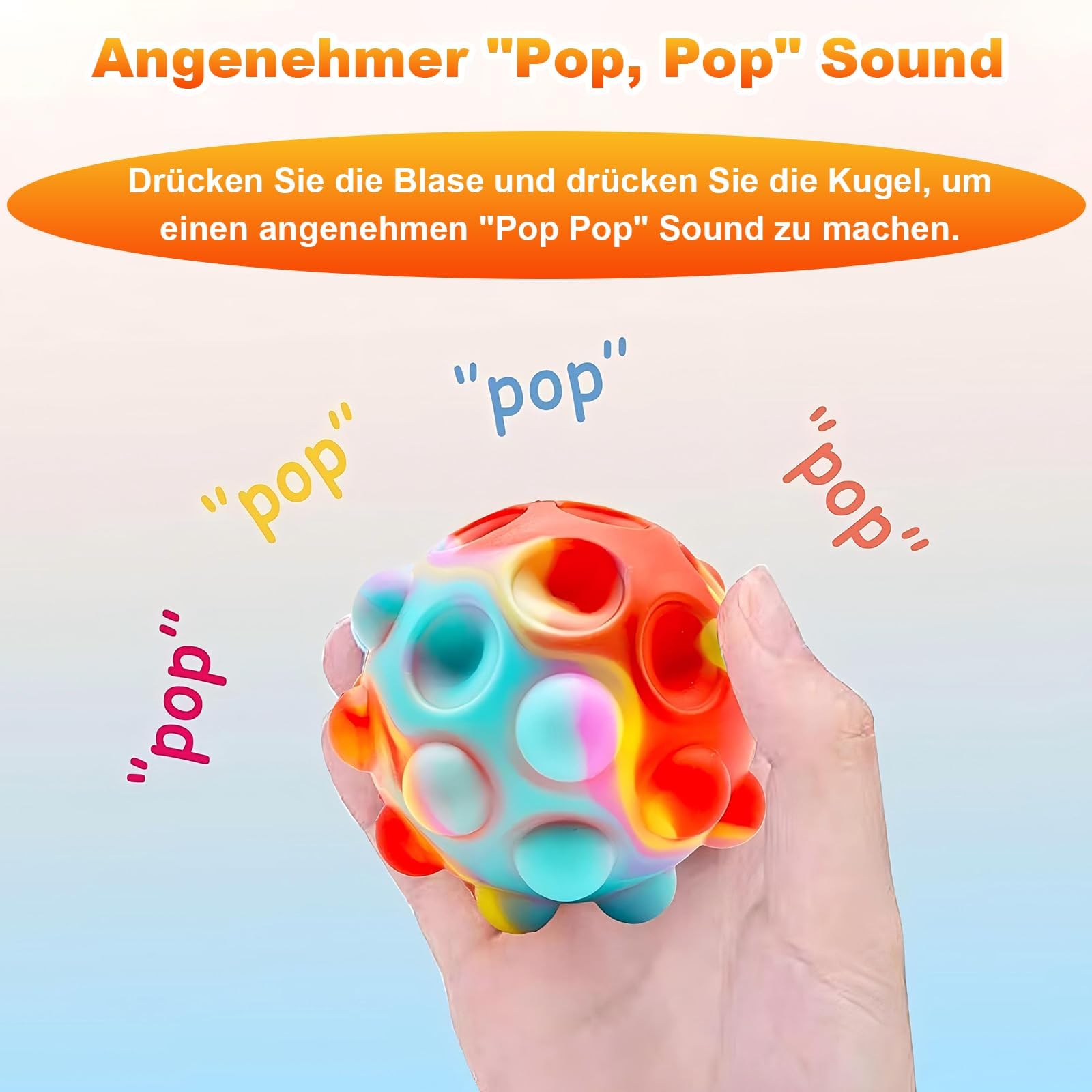 Gytera 12 Stück Stressballs, Anti Stress Spielzeug Bälle für Kinder und Erwachsene, Fidget Toys für Stressbälle