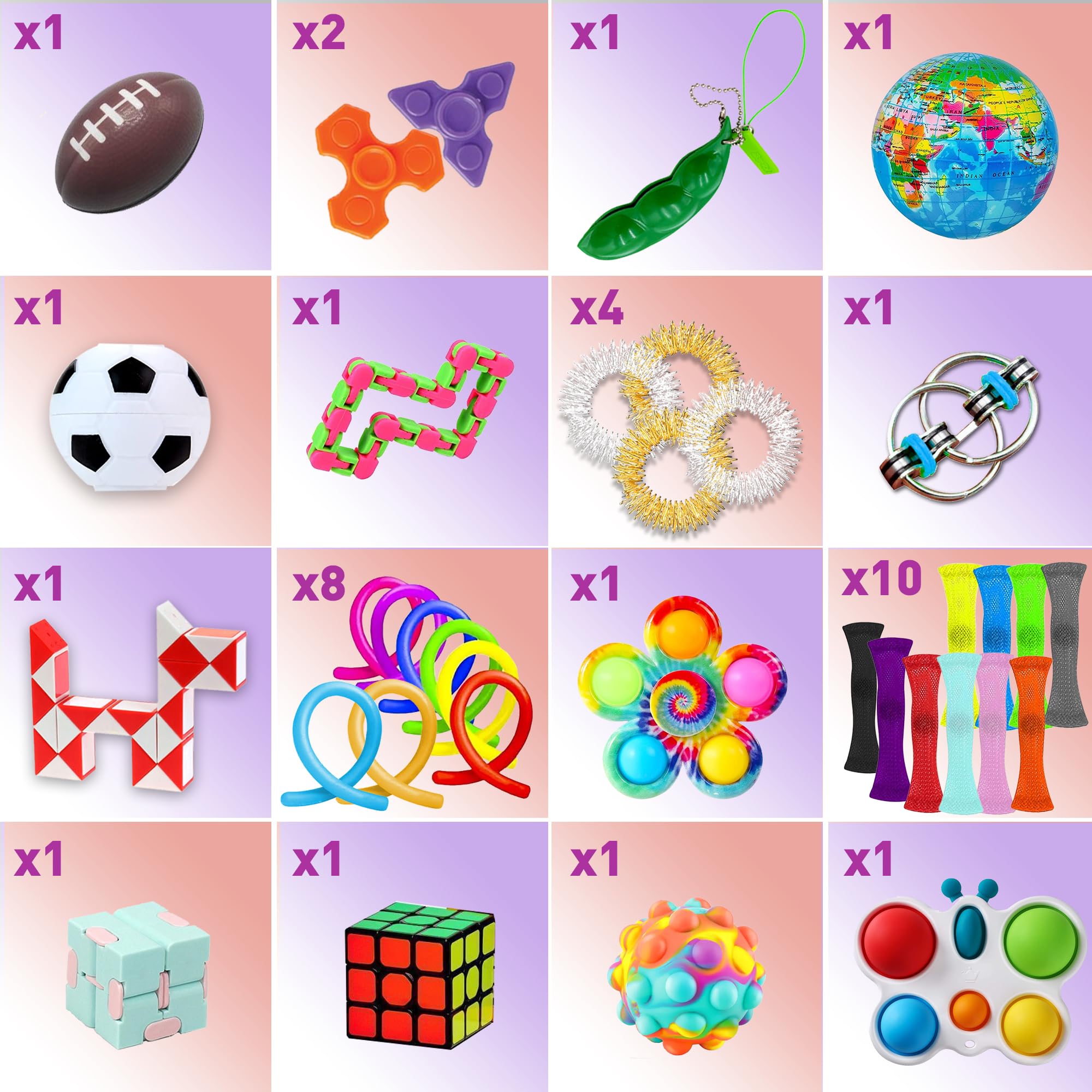 75 StĂĽck Zappeln Spielzeuge fĂĽr Kinder Partygeschenke Mitgebsel Kindergeburtstag gastgeschenke Klassenzimmer