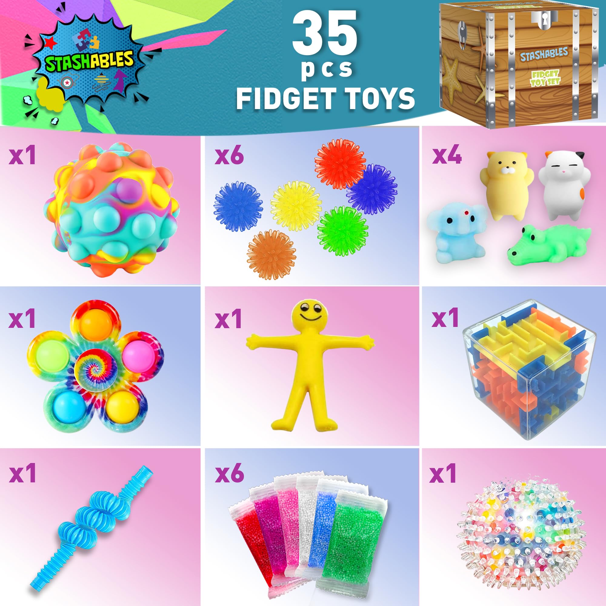 Fidget Toys fĂĽr Kinder Partygeschenke Mitgebsel Kindergeburtstag gastgeschenke Klassenzimmer Preise zum