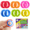 Gezimetie 12 Stück Fidget Ringe Sensorik Spielzeug für Kinder & Erwachsene – Anti Stress Autis-mus AD-HD Beruhigend Toys
